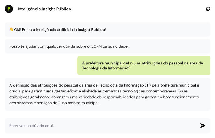 Gestor Inteligente da plataforma Insight Público